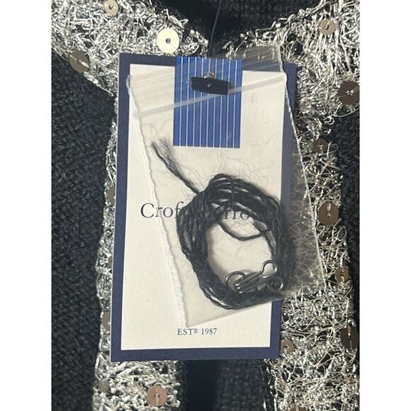 Croft & Barrow Womens Wool Cardigan Sweater Size XL Sequin Special Occasion MOB - Picture 9 of 10